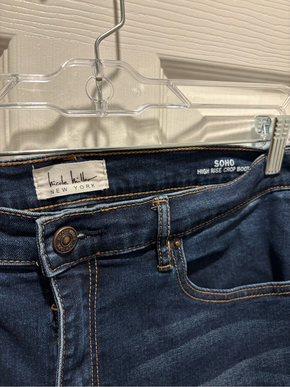 Soho Women's Bootcut Jeans in Dark Blue Wash